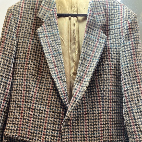 Houndstooth wool blazer by Italian designer Angelo Litrico - Picture 3 of 6
